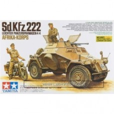 Tamiya 1:35 German 1/35 Sd.Kfz.222 Car, N Africa Plastic Model Kit