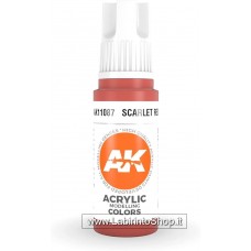 AK Interactive - Acrylic Colors 17ml AK11087 Scarlet Red