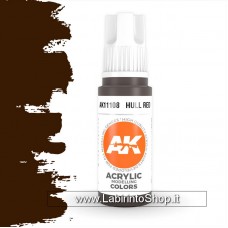 AK Interactive - Acrylic Colors 17ml AK11008 Hull Red