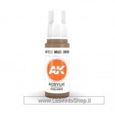 AK Interactive - Acrylic Colors 17ml AK11120 Mud Brown