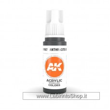 AK Interactive - Acrylic Colors 17ml AK11167 Anthracite Grey