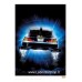 Back to the Future Art Print Night Rear 42 x 30 cm