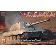 ModelCollect Germany WWII E-100 Ausf.C Super Heavy Tank With 128mm Bun 1/72