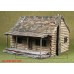 Unit Model Log cabin 2 Painted Asembled HO Scale