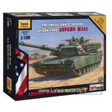 Zvezda 7405 Us Main Battle Tank M1A1 Abrams 1/100