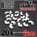 Green Stuff World Plasticard Pipe ELBOWS 6mm