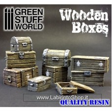 Green Stuff World Wooden Boxes Set