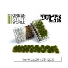 Green Stuff World Grass TUFTS - 6mm self-adhesive - Dry green