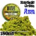 Green Stuff World Static Grass Flock 3 mm - Realistic Green - 180 ml