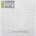 Green Stuff World ABS Plasticard - OFFSET CURVED Textured Sheet - A4