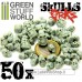 Green Stuff World 50x Resin ORK Skulls