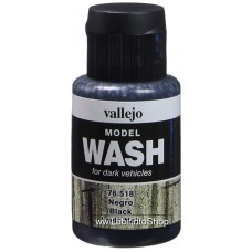 Vallejo Model Color Wash 76.518 Nero 35 ml