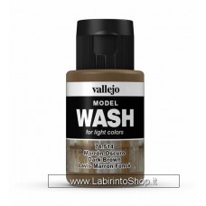 Vallejo Model Color Wash 76.514 Dark Brown 35 ml