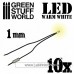 Green Stuff World Warm White LED Lights - 1mm