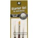 Vallejo Starter Set For Miniatures 3/0, 01, Triangular