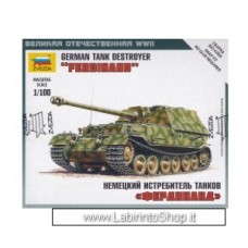 Zvezda German Tank Destroyer Ferdinand - 1/100 Nap Fit