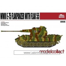 Modelcollect Germany WWII Germany E-75 Flakpanzer With Flak 55 1/72