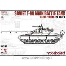 Modelcollect Soviet Army T-80B/B Early type/BV/BVD Main battle tank 1/72