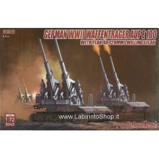 Modelcollect Germany WWII German WWII Waffentrager Auf E 100 with Flack 40 128 mm 1/72