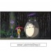 Totoro Bus Stop Wood Panel Quadro su legno 37X20CM