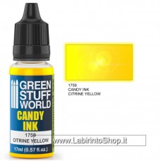 Green Stuff World Candy Ink CITRINE YELLOW 17ml