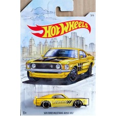 Hot Wheels - Detroit Muscle  - 69 Ford Mustang Boss 302 (Diecast Car)