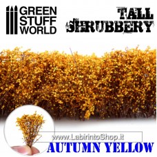 Green Stuff World Tall Shrubbery - Autumn Yellow - Re-pack confezione piccola