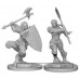 Dungeons & Dragons: Pathfinder Battles Unpainted Minis: Half-Orc Female Barbarian