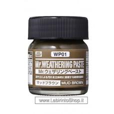 Mr.Hobby Gunze Color Wp01 Mr. Wheathering Paste Mud Brown