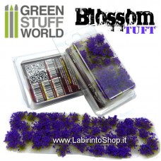 Green Stuff World Blossom TUFTS - 6mm self-adhesive - PURPLE Flowers