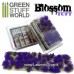 Green Stuff World Blossom TUFTS - 6mm self-adhesive - PURPLE Flowers