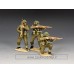 DD341B Riflemen in Action Set (w/Sand Base)