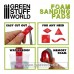 Green Stuff World Foam Sanding Pads - FINE GRIT ASSORTMENT x20