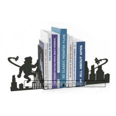 Mustard Ape Attack Bookend Set di 2 Fermalibri