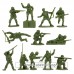 Bmc Toys 1/32 Iwo Jima Marines Figures Olive 36 Pcs