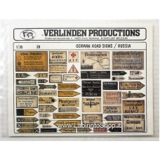 Verlinden 1/35 German Road Signs - Russia