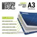 Green Stuff World Scale Cutting Mat A3 Black Foldable