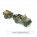 Drums and Crates 1/72 2503 Jeep Willys With Trailer