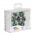 Oakie Doakie Dice 7 dice Glow in the Dark Biohazard