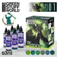 Green Stuff World Paint Set - Dipping collection 01 