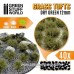 Green Stuff World Grass TUFTS - 12mm self-adhesive - Dry Green