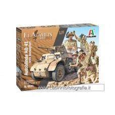 Italeri - 6591 - 1:35 - Autoblinda AB 41 With Bersaglieri El Alamein 1942