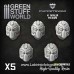 Green Stuff World PuppetsWar X Ninja Heads S501