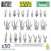 Green Stuff World Resin Bits Plants Cattails 1/48 30x