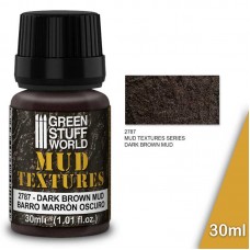 Green Stuff World Ground Textures - 30ml Mud Textures Dark Borwn Mud