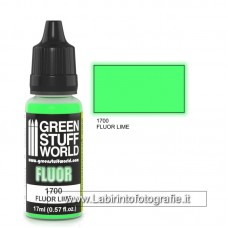 Green Stuff World Fluor 17ml 1700 Fluorescent Lime