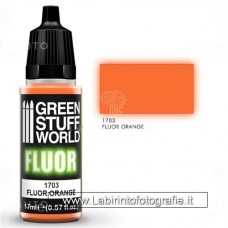 Green Stuff World Fluor 17ml 1703 Fluorescent Orange