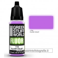 Green Stuff World Fluor 17ml 1706 Fluorescent Violet