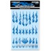 Hiqparts Fire Tribal Decal Solid Blue