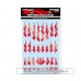 Hiqparts Fire Tribal Decal Solid Red